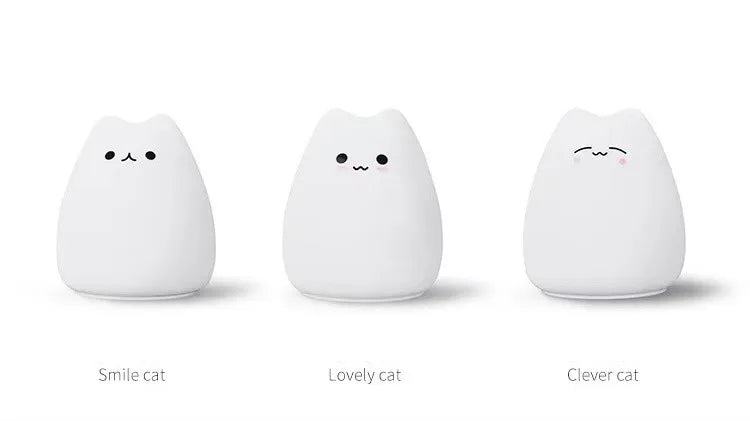 [Cosmozxyz]LED Night Light Kawaii Cat Lamp