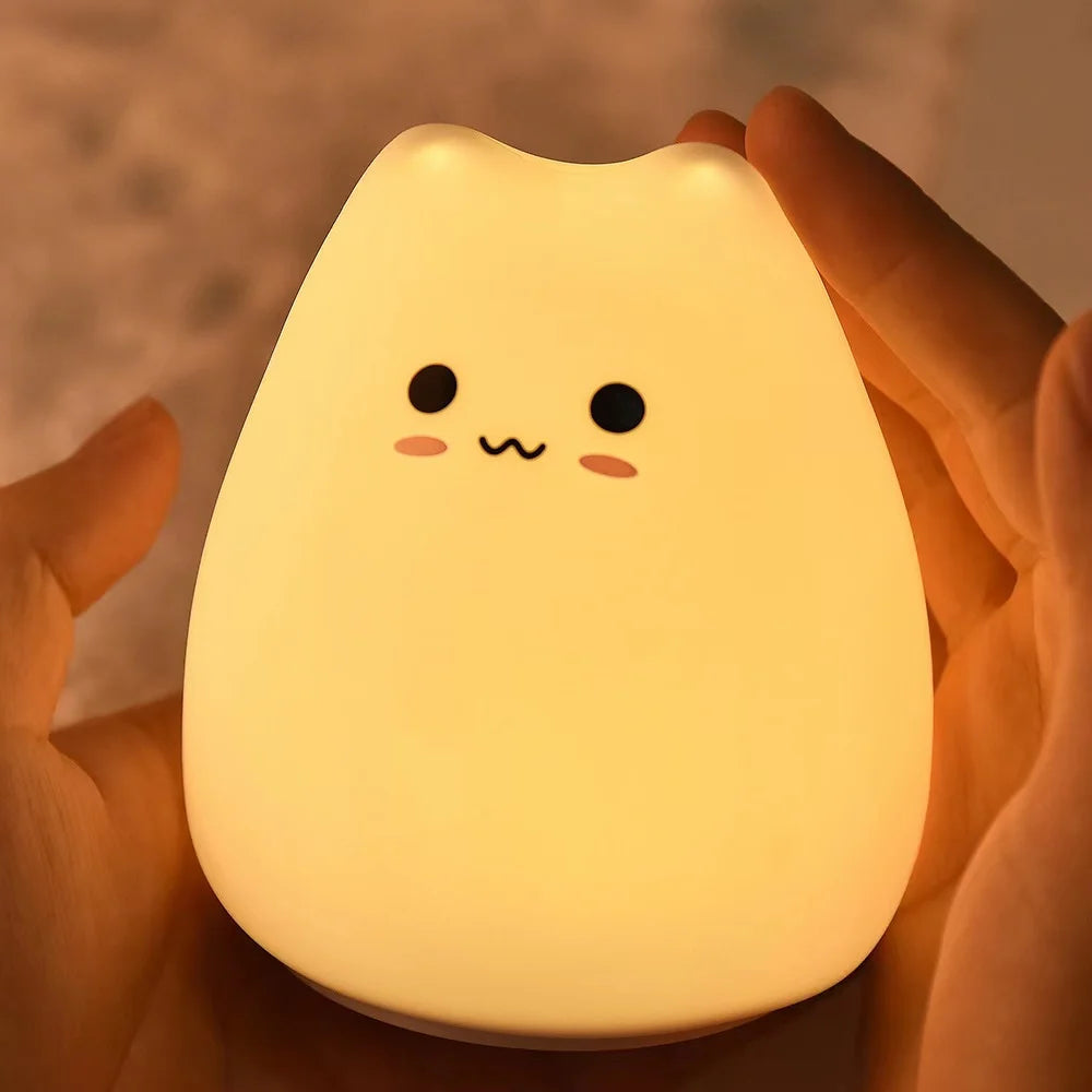 [Cosmozxyz]LED Night Light Kawaii Cat Lamp