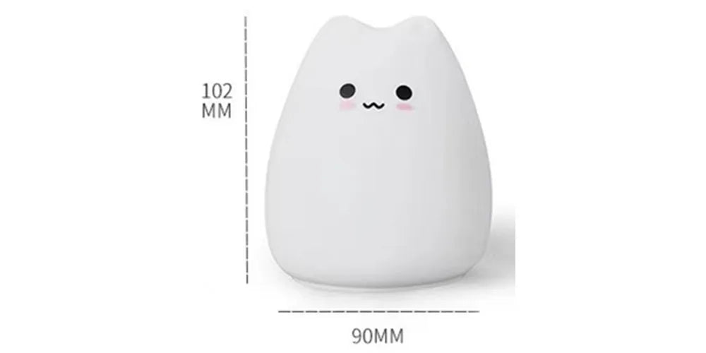 [Cosmozxyz]LED Night Light Kawaii Cat Lamp